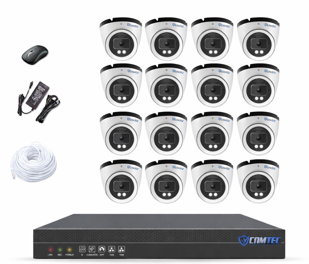 CAMTEC set of 16 security cameras