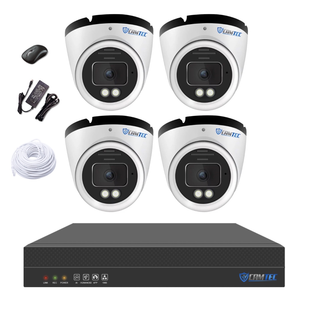 CAMTEC set of 4 security cameras